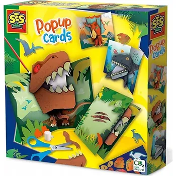 Obraz SES Creative Vyskakovací přáníčka - Dinosauři