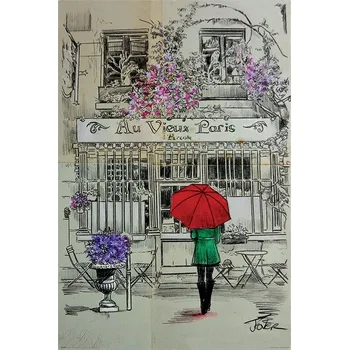 Obraz Plakát Loui Jover au Vieux bez rámu 61 x 91 cm