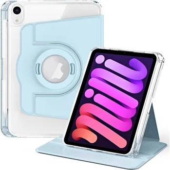 Příslušenství pro tablet VSECHNONAMOBIL 93866 CRYSTAL FLEXI 2v1 Zaklápěcí pouzdro pro Apple iPad mini 2021 / iPad mini 2024 světle modré