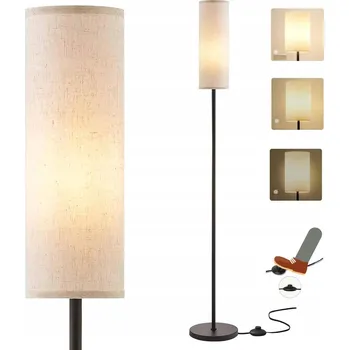 Stojací lampa KLASICKÁ STOJACÍ LAMPA 3 REŽIMY 175CM E27 12W
