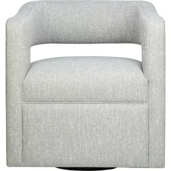 Křeslo Otočné designové křeslo Leith šedé