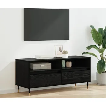 Televizní stolek vidaXL Televizní skříň se zásuvkou Černý dub 100 x 34,5 x 44,5 cm [881779]