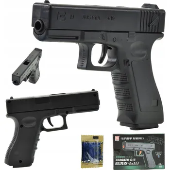 Dětská zbraň MINI PISTOLE PUŠKA NA GELOVÉ KULIČKY G18