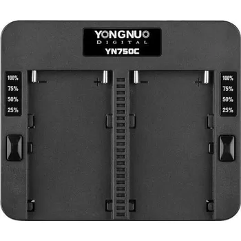 Dvojitá nabíječka Yongnuo YN750C pro baterie série NP-F