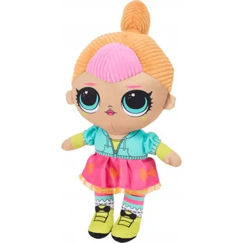 Panenka Plyšová panenka MGA L.O.L. Surprise Neon QT, 35 cm.