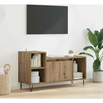 Televizní stolek vidaXL Televizní skříň Artisanový dub 100 x 35 x 55 cm [882721]