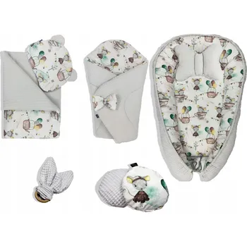 Hnízdečko pro miminko Hnízdečko pro miminko Nika&Tymi 7 dílů bavlna