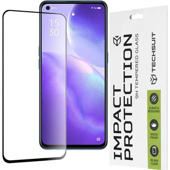 Techsuit 111D Celoplošné sklo Oppo Reno5 5G Find X3 Lite 5G Černé