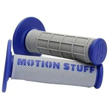 MOTION STUFF motokrosové rukojeti supersoft šedé/modré