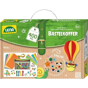 kreativní sada LENA 42713 kufřík pro malé kutily unisex 400 ks