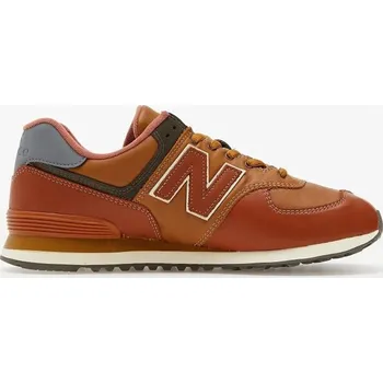 Pánská treková obuv New Balance ML574 lifestyle hnědé pánské tenisky (ML574OMA) 44.5