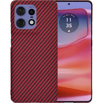 Pouzdro na mobilní telefon Techsuit Carbonite FiberShell Motorola Edge 50 Pro Red