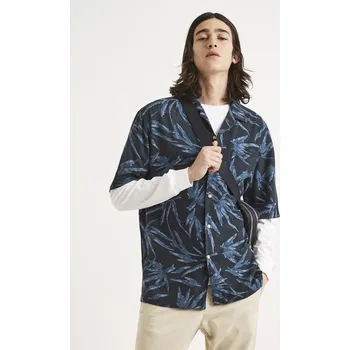 Celio Vzorovaná košile Tallinnpal - Pánské Celio černá 1762449