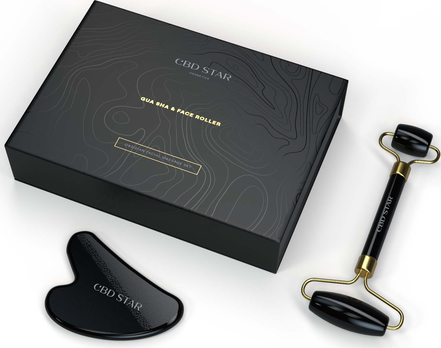 CBD STAR GUA SHA & FACE ROLLER