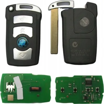 Autoklíč Náhradní obal klíče 3-tlačítkový, BMW série 7 + Transpondér