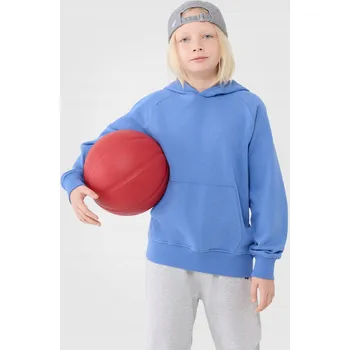 Chlapecká mikina Dětská mikina 4F polyester modrá, velikost 122