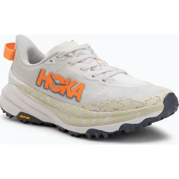Dámská obuv Dámské běžecké boty HOKA Speedgoat 6 white/neon tangerine