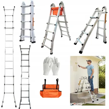 Žebřík Žebřík Hooha hliníkový 3 x 18 do 150 kg