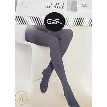 Dámské punčochy Hladké dámské punčochové kalhoty s hedvábím TOUCH OF SILK BLUENIGHT 3-M