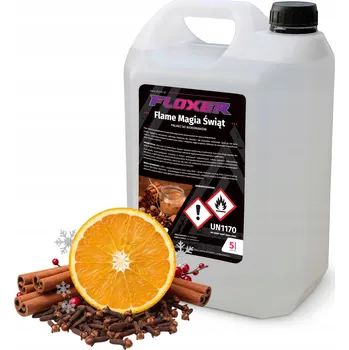 Vonná tyčinka Vonné biopalivo Kouzlo Vánoc 5L FLOXER Bioetanol do krbu pomeranč