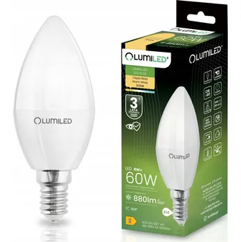 Žárovka LED žárovka E14 SVÍČKA 8W = 60W 806lm 3000K Teplá bílá LUMILED
