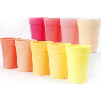 Opakovaně použitelné vícebarevné Kelímky na nápoje 350ml 18 ks