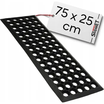 Rohožka Gumová rohožka na schody, protiskluzová nášlapná podložka, 25 x 75 cm