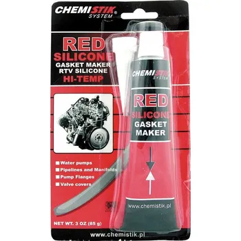 Tmel Silikonový tmel 85g červený Proline