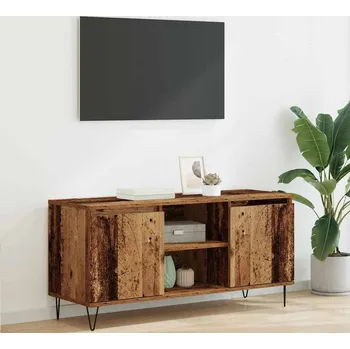 Televizní stolek vidaXL Televizní skříň Staré dřevo 104 x 35 x 50 cm kompozitní dřevo [881932]