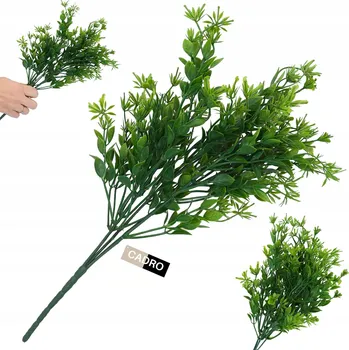 umělá květina Umělé zelené listy na aranžování, větvičky jako živé do vázy