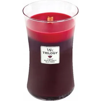 Svíčka Sójová vonná svíčka Sun Ripened Berries Woodwick 1 ks
