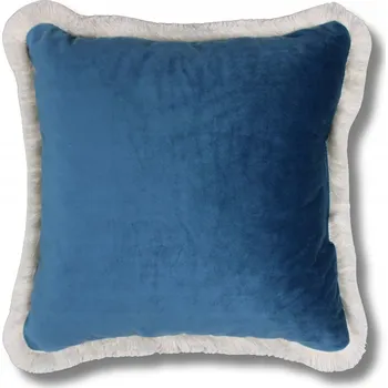 Polštář Polštář s výplní 40x40 velvet s třásněmi