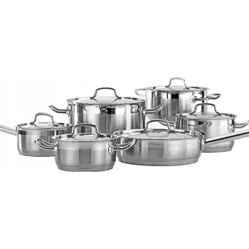 Hrnec Sada hrnců nerezová ocel NOIS , 12 dílů.