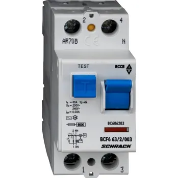 vypínač Jistič Schrack 230 V IP20 63 A