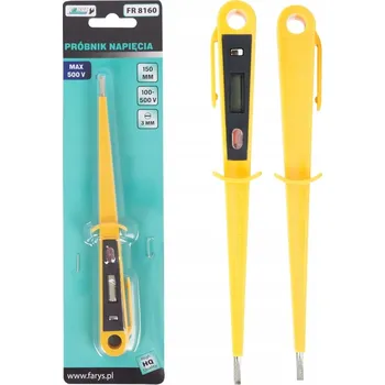 Zkoušečka Zkoušečka Napětí Tester Měřič Proudu Zásuvek Kabelů 500V 150MM FR1860