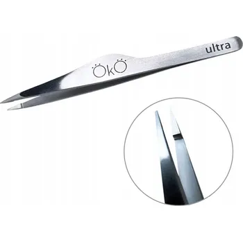 Kosmetická pinzeta Pinzeta na obočí OkO 03 ULTRA, ručně broušená