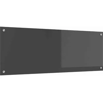 Kuchyňská linka vidaXL Kuchyňská zástěna Tmavě šedá 110 x 40 x 0,6 cm tvrzené sklo [42001310]