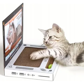 Notebook pro kočky z kartonu Prémiové škrabadlo pro kočky
