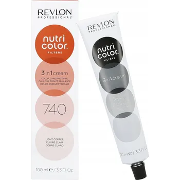 Barva na vlasy Tonery na vlasy Revlon pro neutralizaci zrzavých a červených odstínů 740 Light Copper