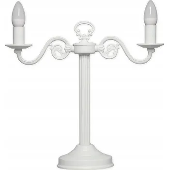 Lampička Stolní lampa LEMIR Cereus bílá 60 W