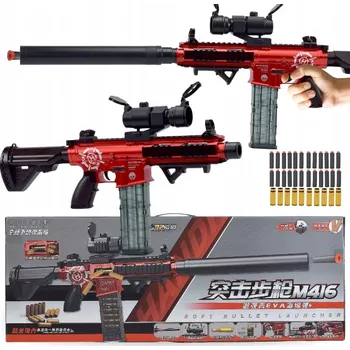 PUŠKA VELKÁ NA ŠIPKY BEZPEČNÁ PISTOLE SLUPKY TLUMIČ VELKÁ SADA