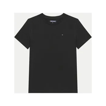 Pánské tričko Tommy Hilfiger T-Shirt KB0KB04140 D Černá Regular Fit 8Y