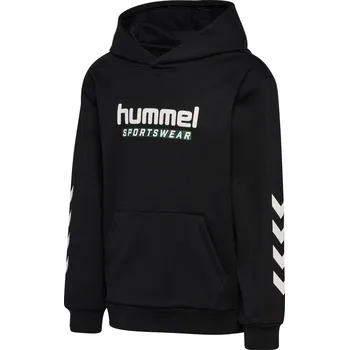 Dívčí bunda HUMMEL JR LOGO HOODIE Barva: Černá, Velikost: 134-140