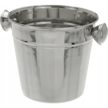 Nádoba na led Kbelík na led nádoba na ledové kostky, ocelový, 700 ml