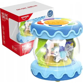 Hudební nástroj pro děti Hračka hudební bubínek Huanger HE0701