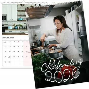 Kalendář NÁSTĚNNÝ KALENDÁŘ 2026 VÍCELISTOVÝ VELKÝ KUCHYNĚ VAŘENÍ RODINA A4
