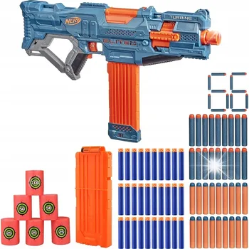 Dětská zbraň NERF PUŠKA TURBINE CS-18 AUTOMATICKÁ 2X ZÁSOBNÍK + ŠIPKY