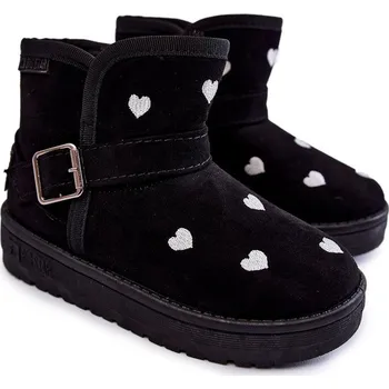 Dívčí sněhule dětské sněhule Big Star KK374243 Černé 34