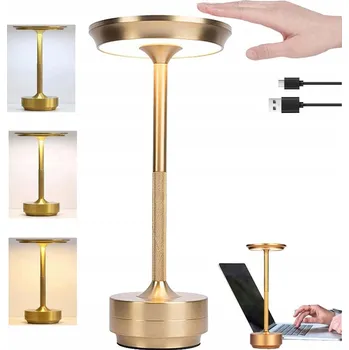 Lampička BEZDRÁTOVÁ LAMPA STOŁOWA LAMPA NOČNÍ LAMPA STOLNÍ LED LAMPA DO LOŽNICE