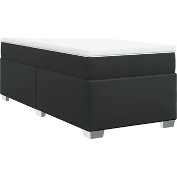 Ložnice Čalouněná jednolůžková postel VidaXL 80x200 cm černá